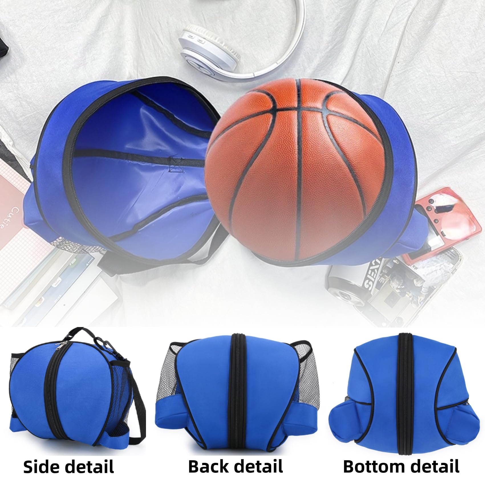 Bolsa de baloncesto bandolera con correa para el hombro