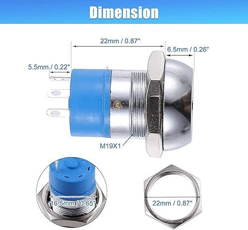 Miniatura 7 de X AUTOHAUX 1 juego de arranque de encendido y apagado de bloqueo con 4 teclas de movilidad scooter interruptor de llave 3 ruedas 4 ruedas sillas