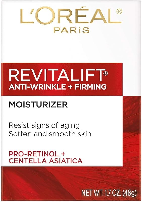 L'Oreal Paris Creme hidratante diurno para rosto e pescoço com Pro-Retinol e Centella Asiatica, 50 mL