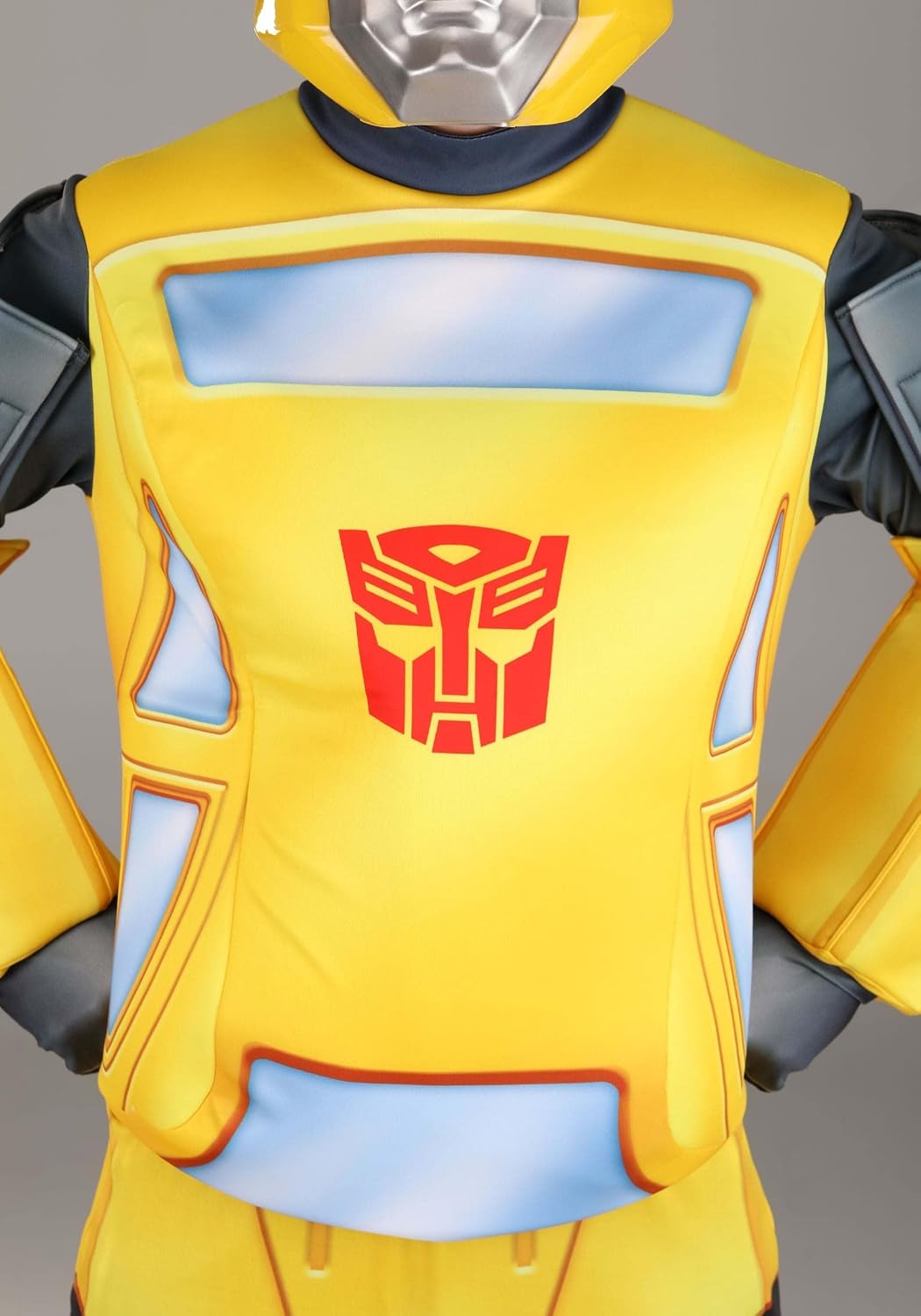 Adult Megatron Deluxe Costume | Mens Retro Transformers Cartoon Decepticons Leader Complete Outfit with Jumpsuit & Mask