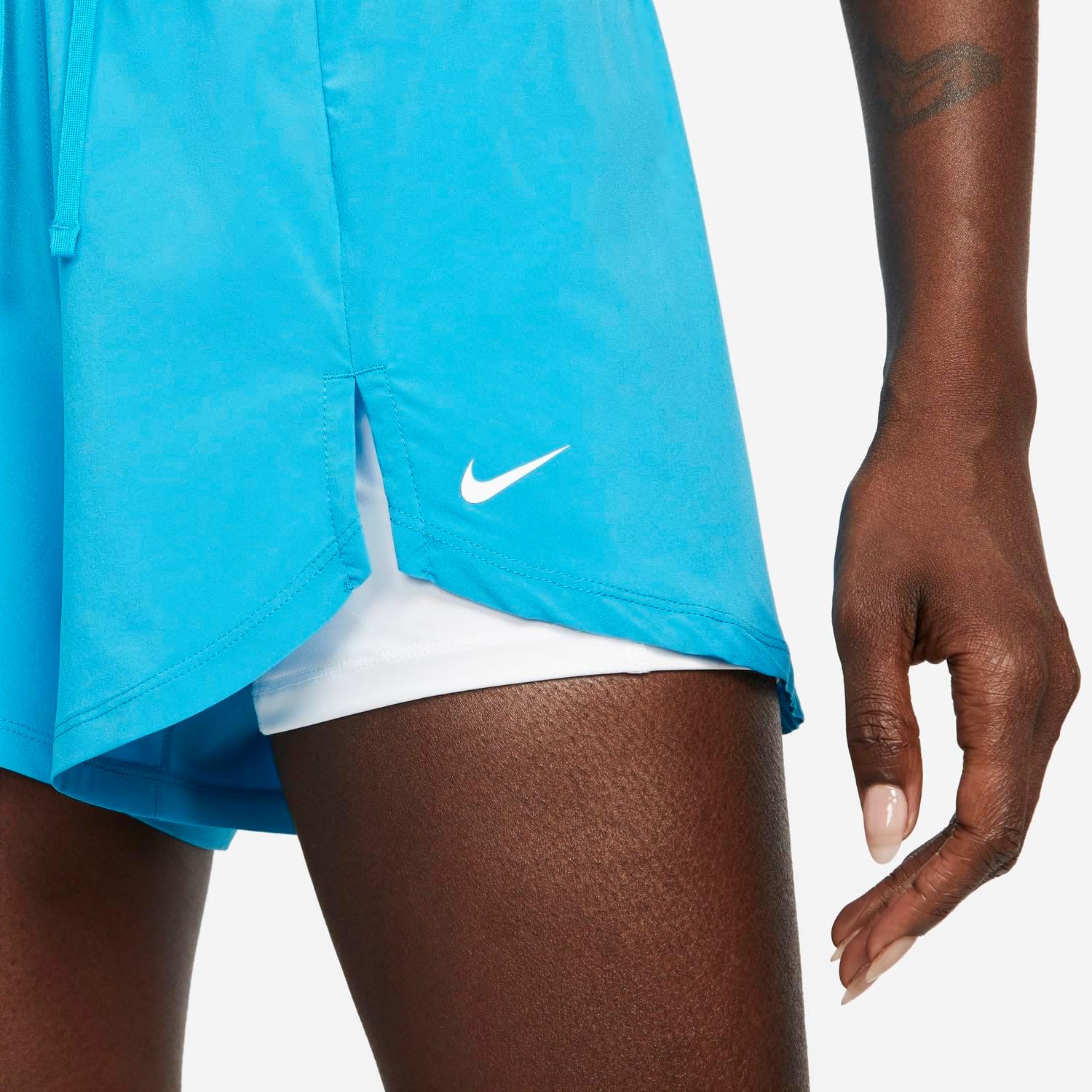 Nike Women's Flex Essential 2-in-1 Training Shorts (B(DA0453-446)/W, X-Small)