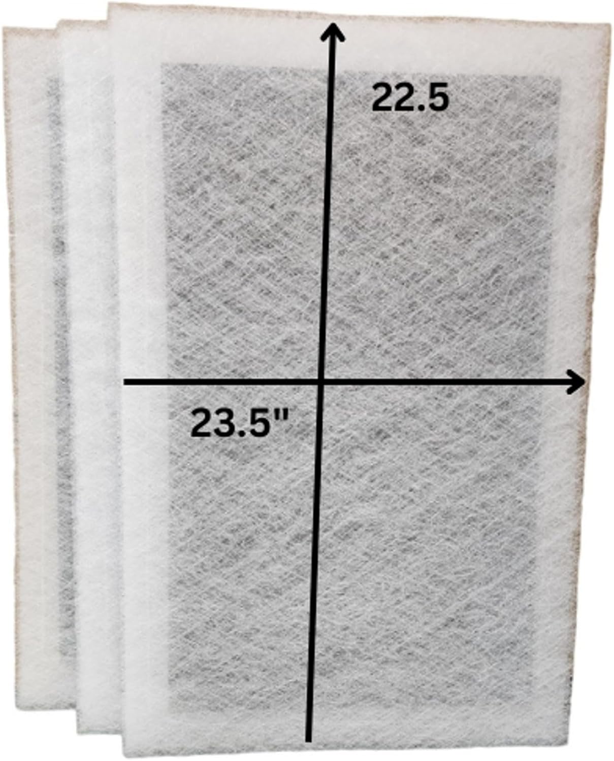 Fast-Shipped-Filters 3 Pack 25x25 ECO Healthy Home Air Cleaners Filters Replacement Polarized Pads