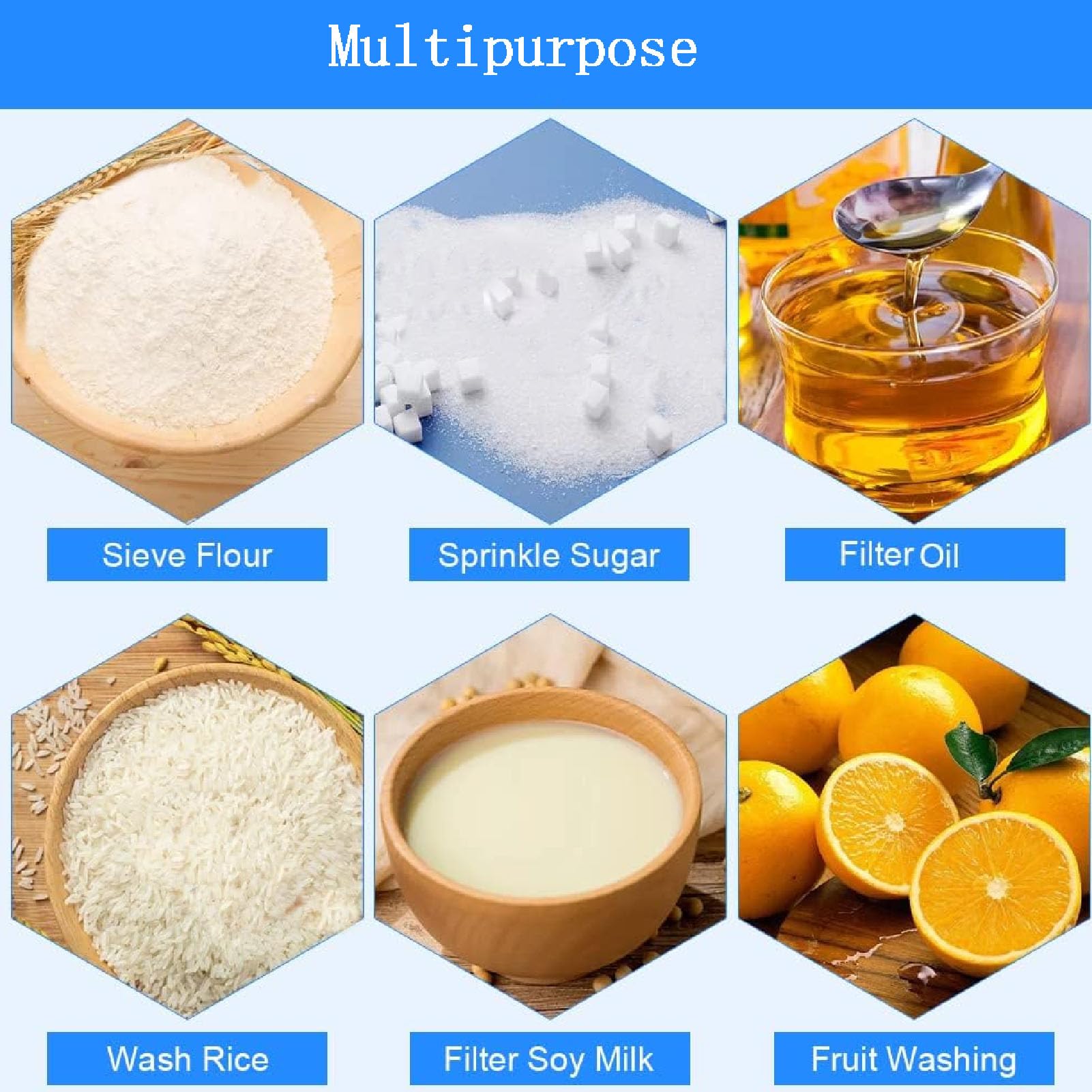 ApuaVireo Bodensieb Metall 0.85mm Mesh - Gartensieb Für Kompost & Boden