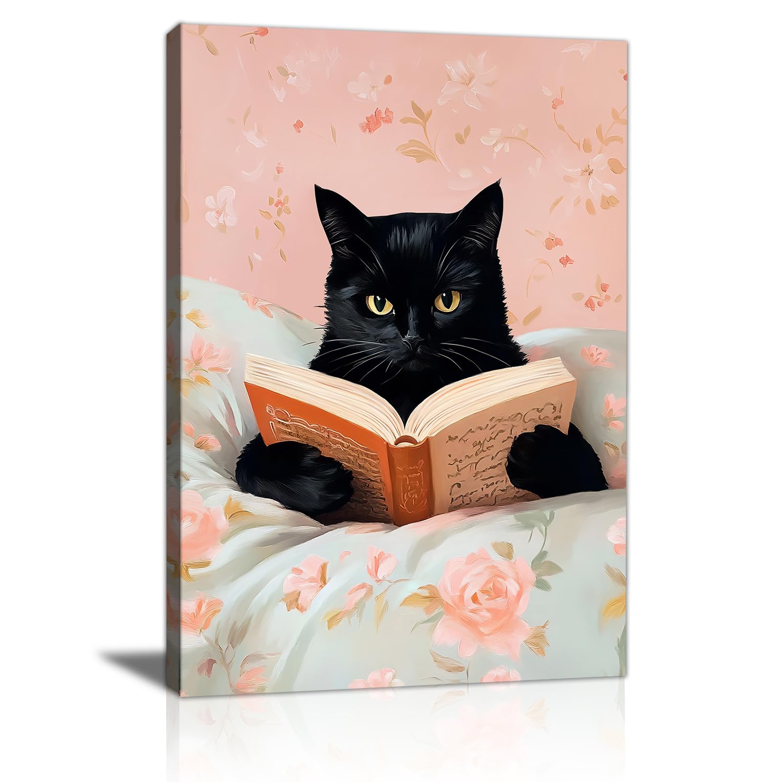 Funny Bathroom Canvas Wall Art Brown Poodle On Toilet Readin -20 Funny Bathroom Canvas Wall Art Brown Poodle On Toilet Readin -20