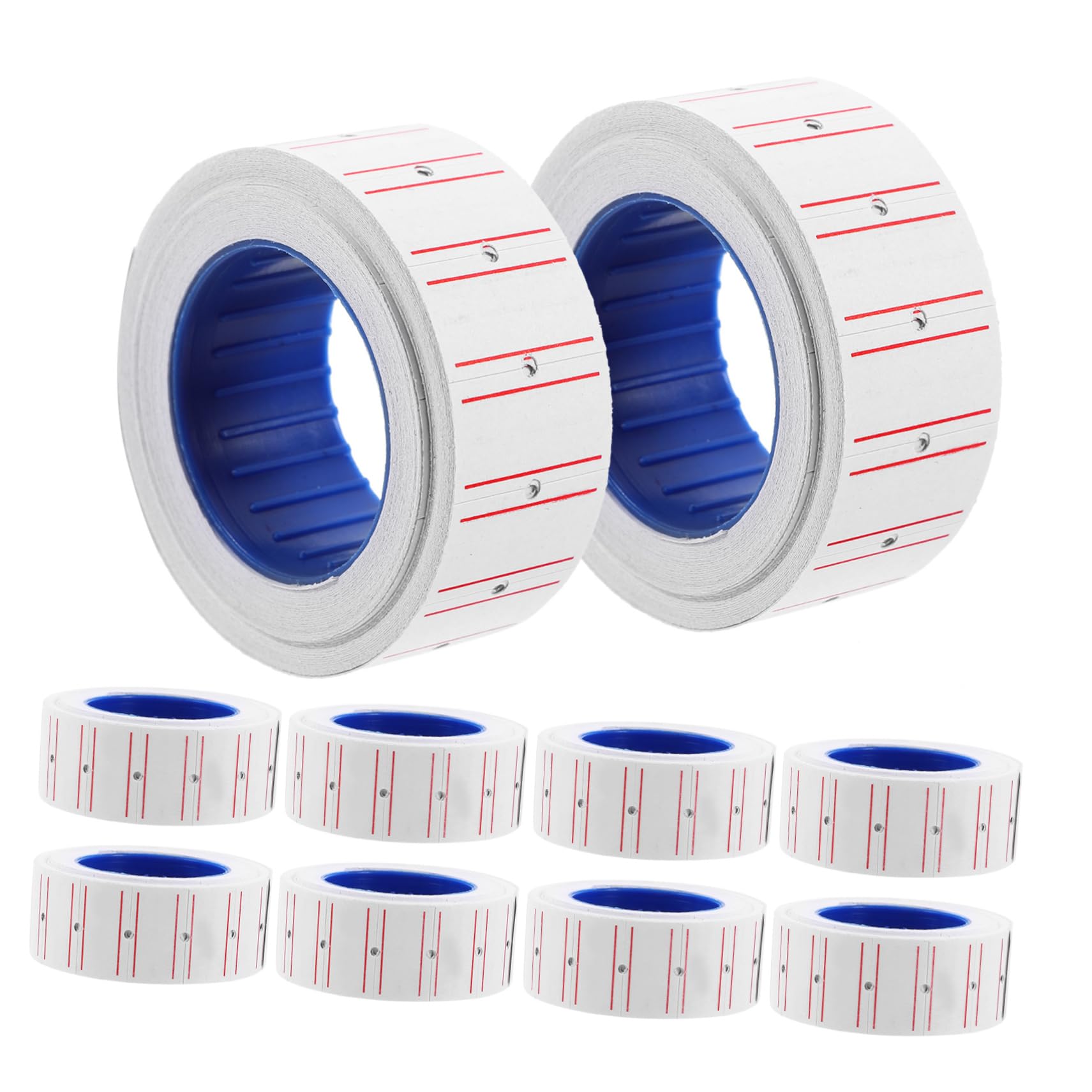 NAMOARLY 10 Rolls Paper Labels Label Stickers Tag Machine Label Sale Tags Stickers Market Tag Tags for Stores Label Paper Sale Tags Marker Label