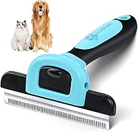 MIU COLOR Deshedding Brush for Dogs & Cats - Reduces Shedding 95%, Stainless Steel for Short, Medium & Long Hair