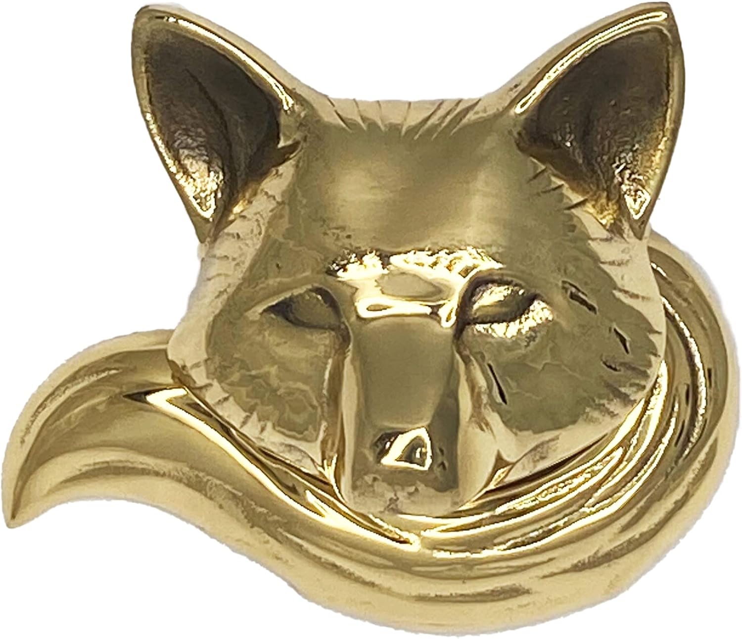 Fox Door Knocker - Matte Black (Standard Size)