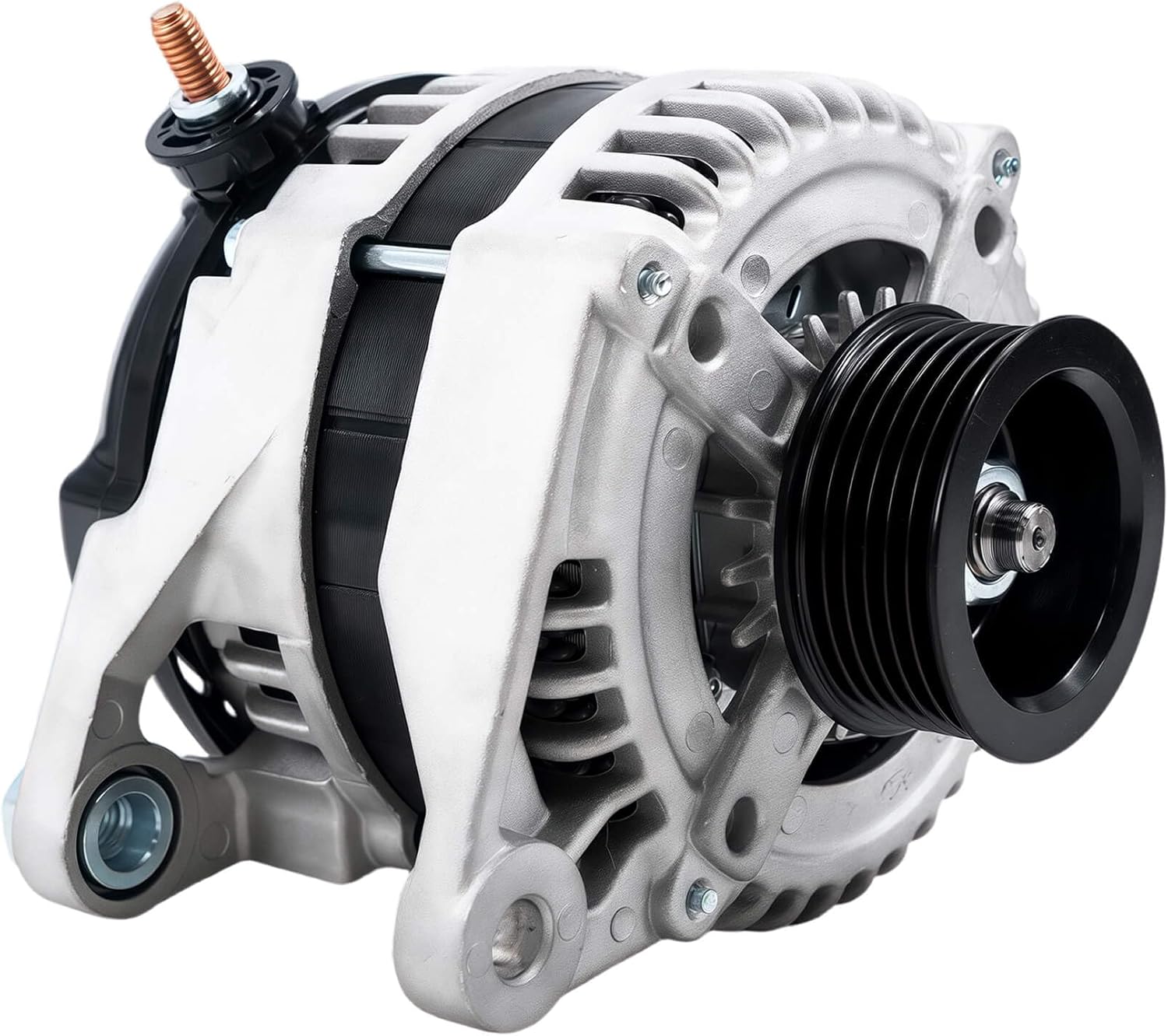 56029914A 56029914AD NEW Alternator Compatible with Dodge Ram 1500 Durango Nitro Jeep Grand CherokeeCommander Liberty Chrysler Aspen 12V 160A CW 6-Groove Pulley Replace# 56029914AF 56029914AL