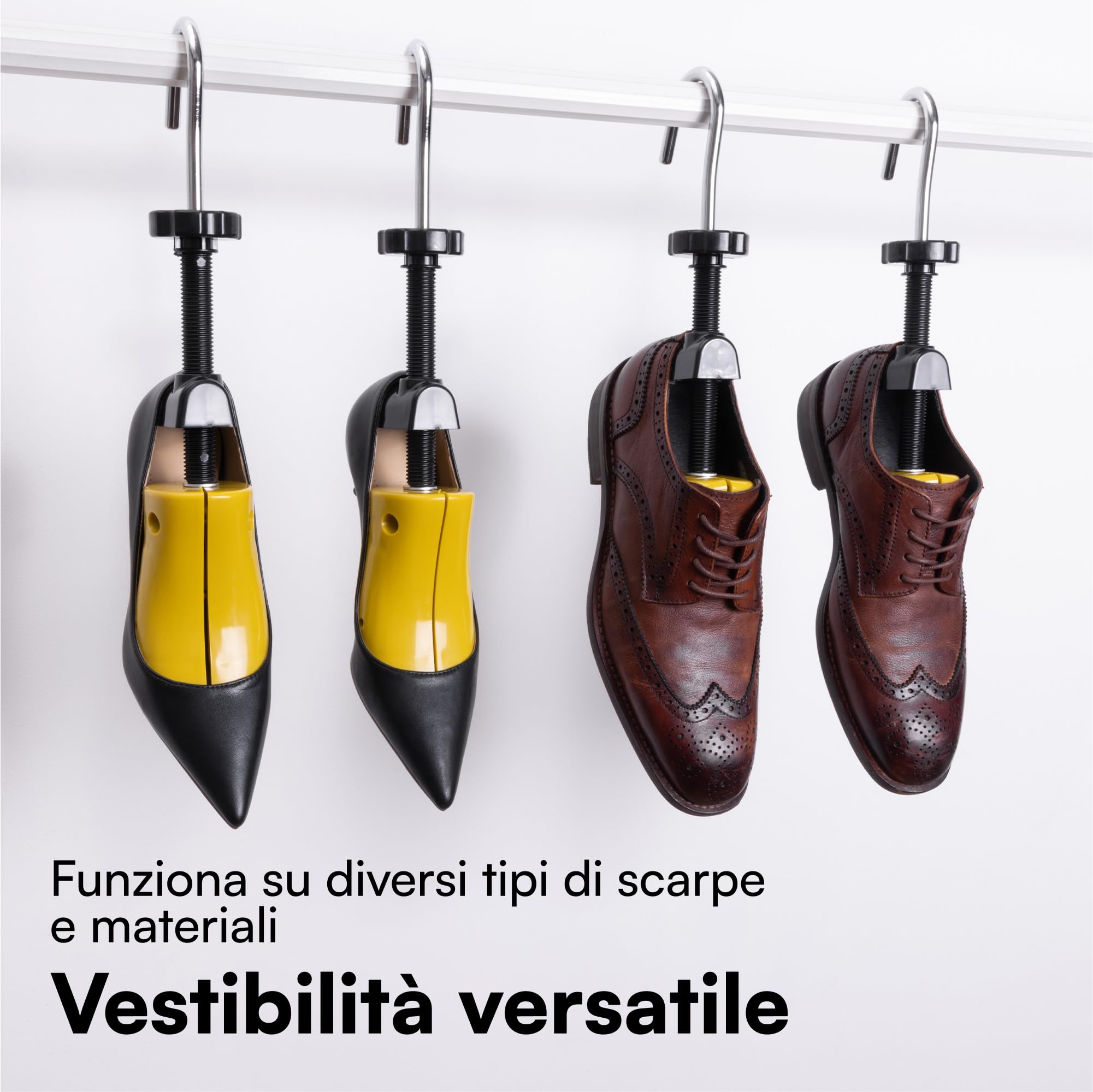 H&S Set tendiscarpe per scarpe da uomo - Estendiscarpe e allargatore - Tendiscarpe per borsite - Cura delle scarpe - Scarpe