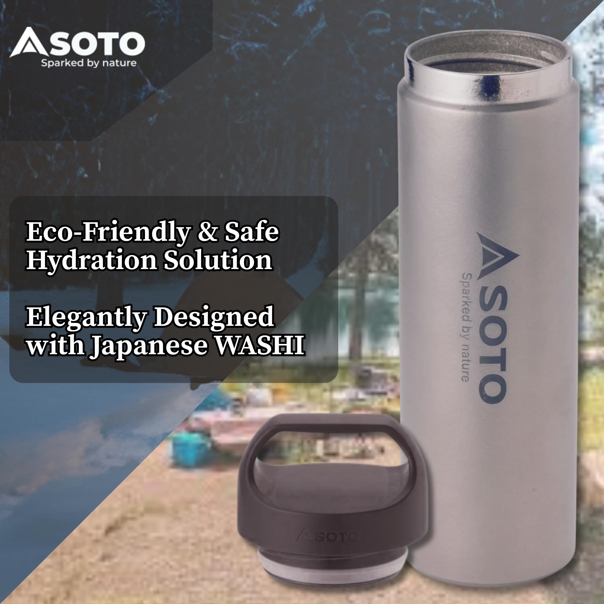 Amazon.com: SOTO Titanium Water Bottle - Ultralight, Leak proof