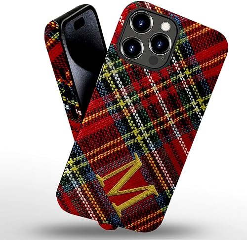 Miniatura 3 de DAIZAG Funda para iPhone 16 15 14 13 Pro Max Plus 12 11, carcasa rígida híbrida personalizada de 2 capas para regalo de niña y mujer, monograma