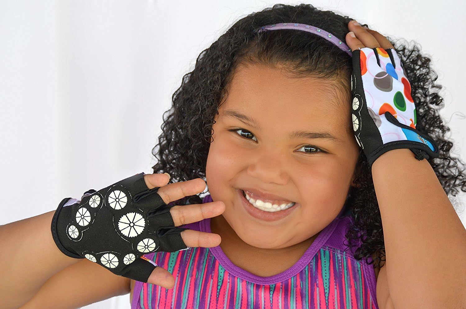 Monkey Bars Gloves ( 7 and 8 Years Old Children) with Grip Control