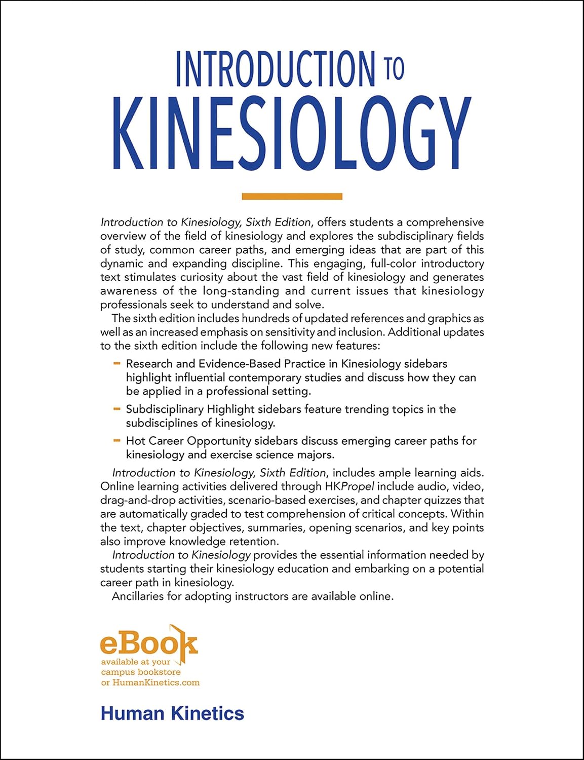 Introduction to Kinesiology: Studying Physical Activity