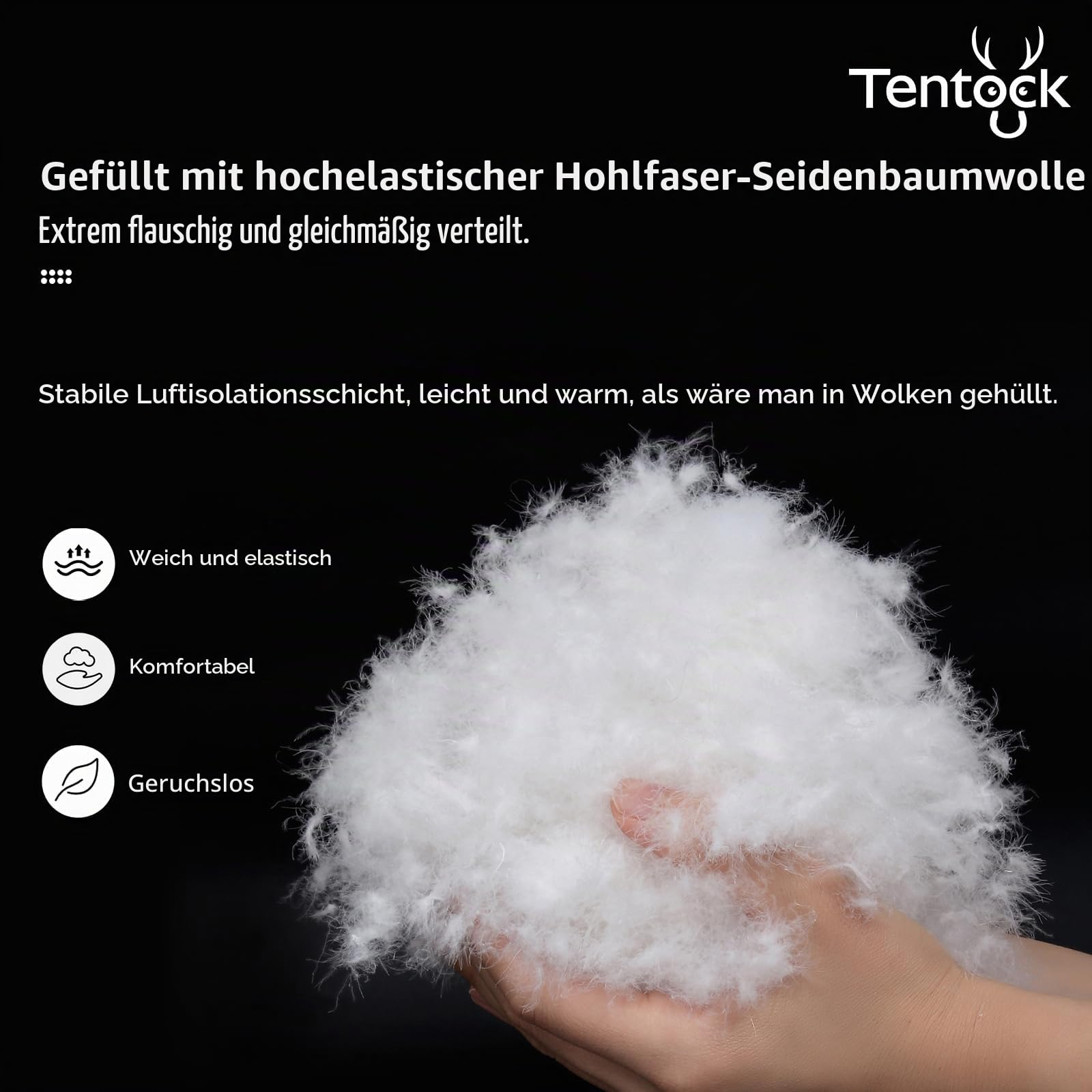 Tentock Unisex Winterponcho mit Kapuze Warmer Decken Kapuzenpullover Ultraleichter Schlafsack Wasserdicht Kleine Steppdecke für Outdoor Camping Wandern