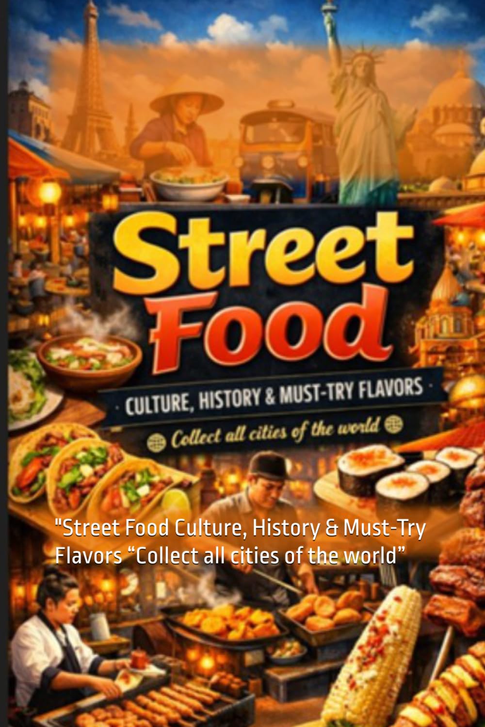 United States: New York City, USA – Street Food Capital of the World: "Street Food Culture, History & Must-Try Flavors “Collect all cities of the world”