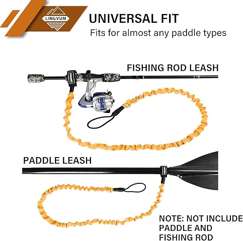 Vista 11 de Correa de remo para kayak, correa elástica para remo en espiral, cuerda para kayak, canoa, canoa, cañas de pesca, accesorios de remo de kayak