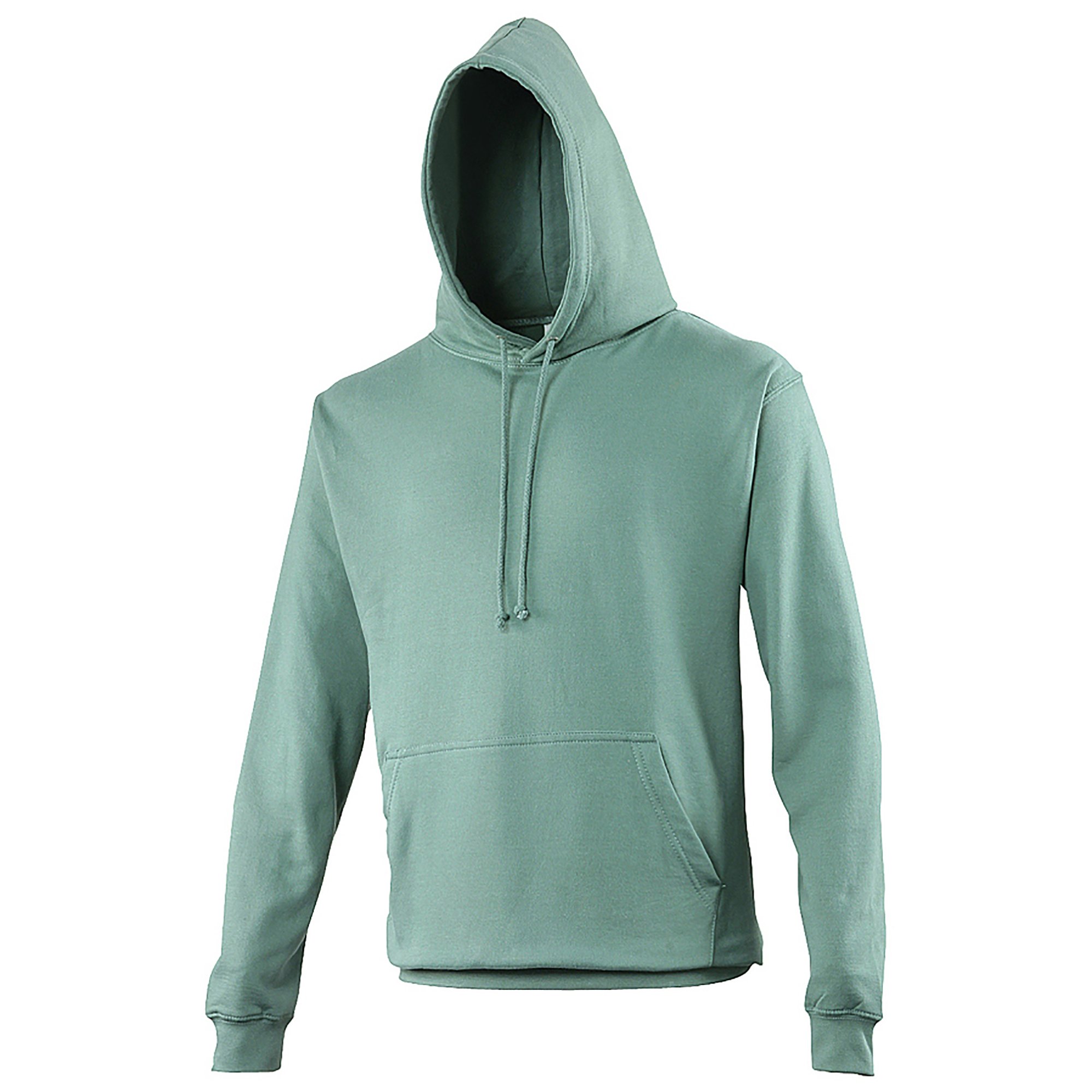 AWDis Men's College Hoodie, Green (Moss Green), Small