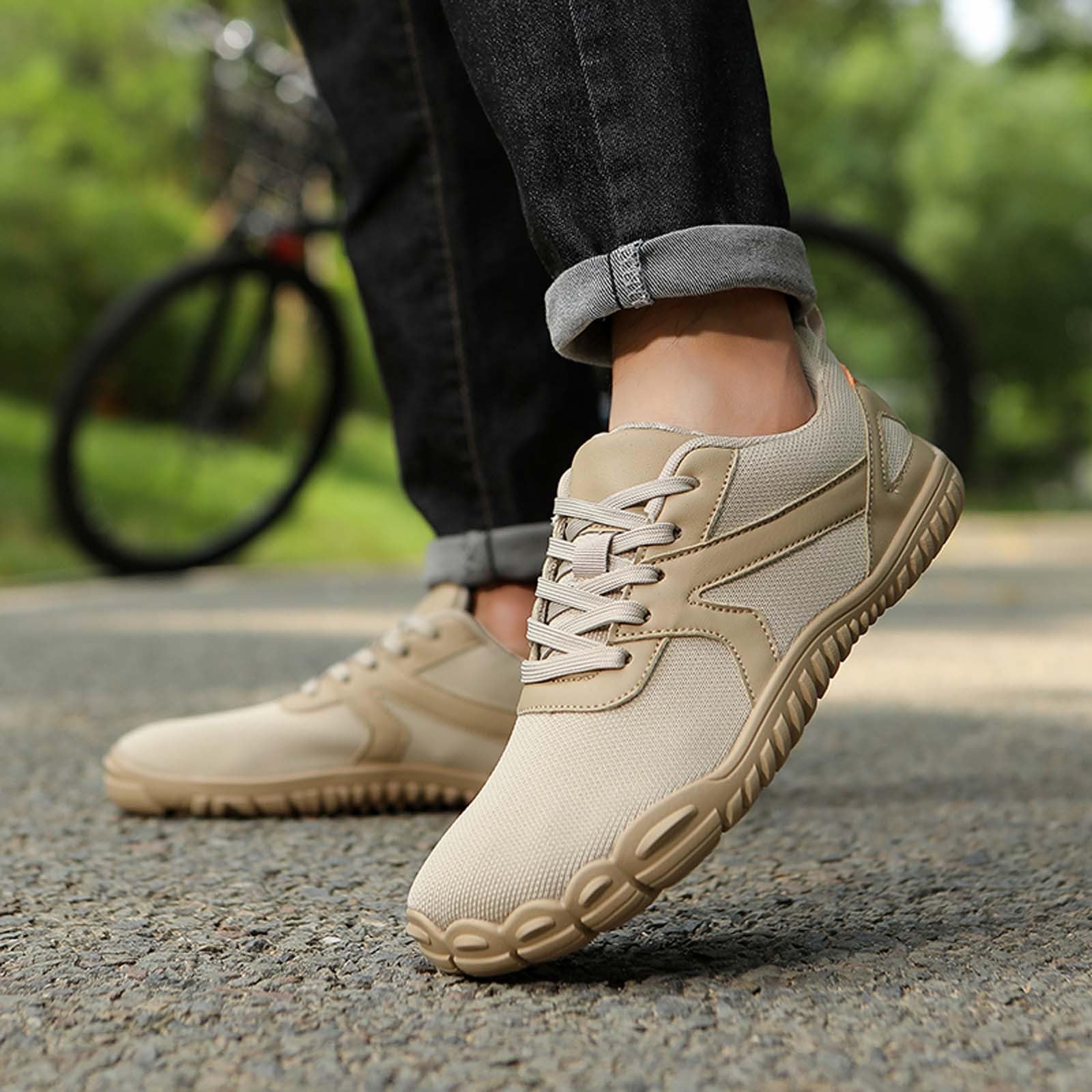 Zapatillas de deporte para mujer, antideslizantes, anchas, elegantes, de malla, transpirables, ligeras, cómodas, para el tiempo libre, para caminar