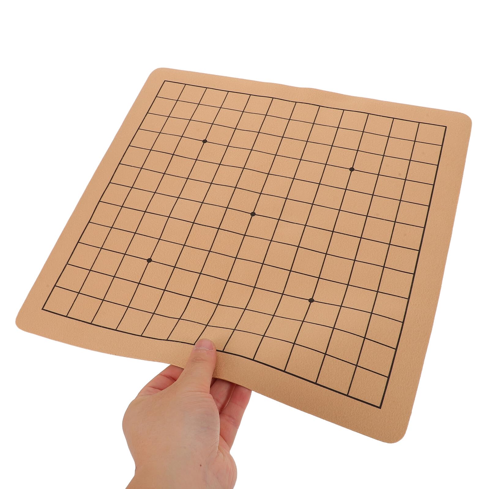 Tapete De Ajedrez Plegable Doble Cara – 3 Tableros En 1: Go 9/13/19 Y Ajedrez Internacional – 51 Cm Con Superficie Antideslizante