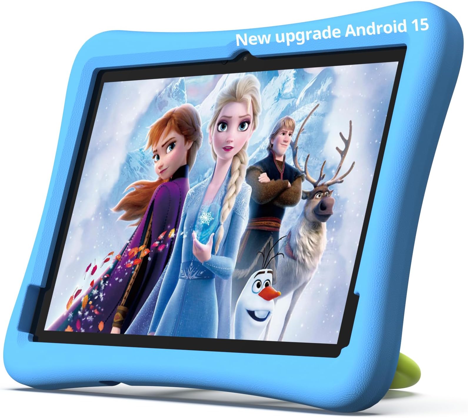 Plimpton Upgrade Kids Tablet Android 15, 10-Inch Tablet for Kids with Google Kids Space, 8-core, 64GB/TF 1TB, 6000mAh, Parental Controls, Toddler Tablet with EVA Shockproof Case, Kids20 (Blue)