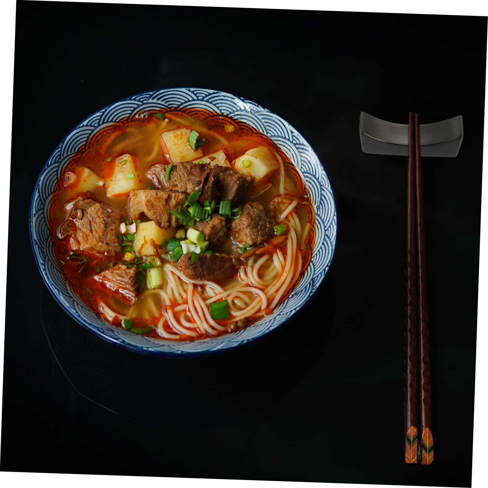 BEBEMOKO 2pcs Stainless Steel Chopstick Rest Forks Chopsticks Holder Silverware Chopsticks Rack Kitchenchopstick Chopsticks Rest Ladle Rest Black Spoons Chopstick Holder 304 Stainless Steel