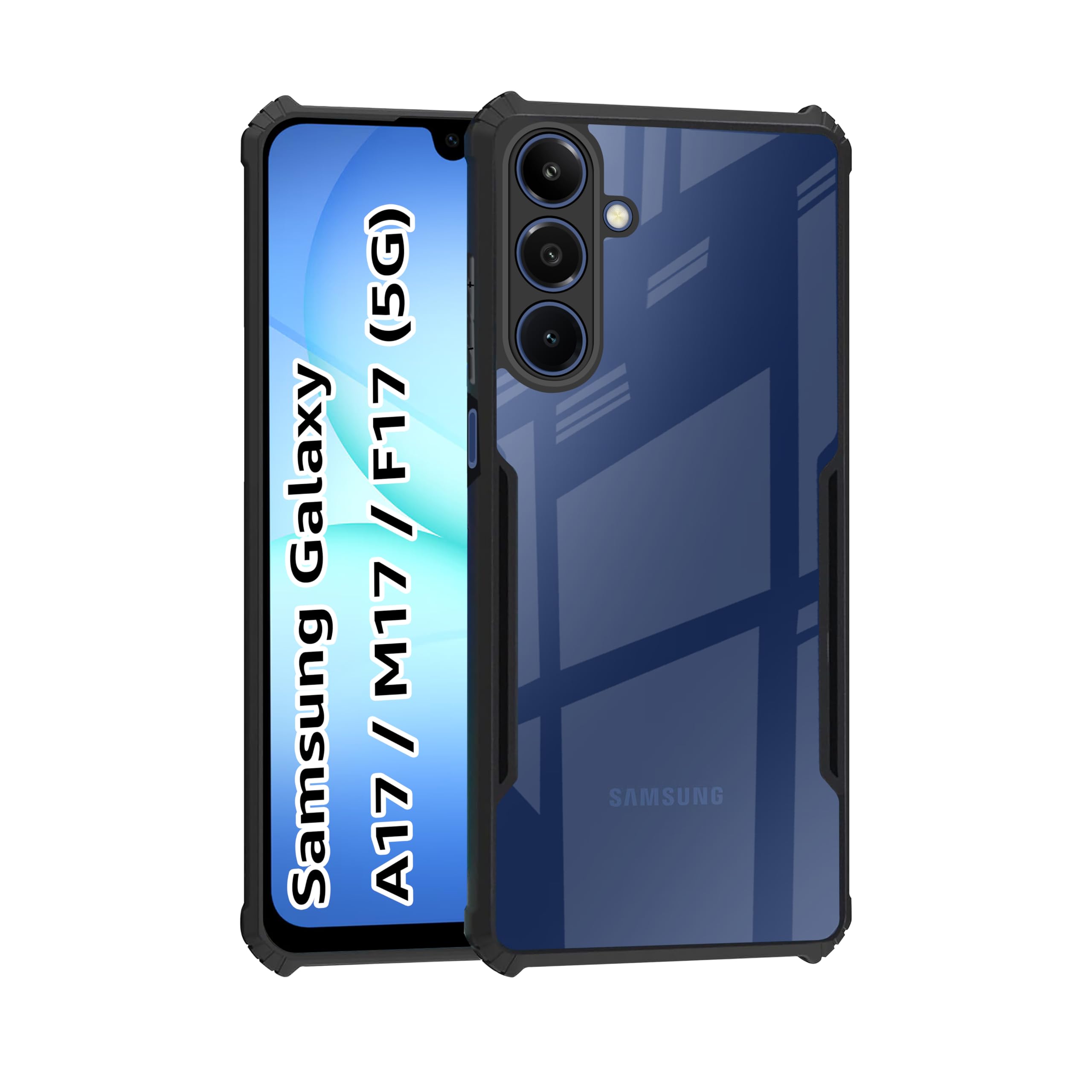 CEDO Samsung Galaxy A17 / M17 / F17 (5G) Bumper Case | Soft Jel Flexible Thin Full Protection Shock Proof Clear TPU Back Case Cover for Samsung Galaxy A17 / M17 / F17 (5G) (Transparent) — Amazon image 6