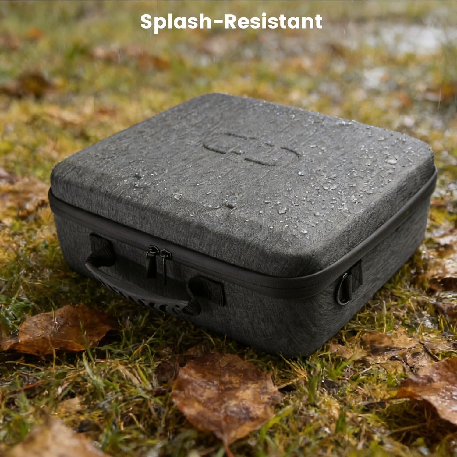 Travel Case for Starlink Mini, Waterproof Shockproof EVA Protective Cover with Shoulder Strap, Lightweight Carrying Case for Antenna, Cable, Power, and Accessories, Dark Gray