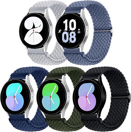 Getino Correas de reloj de 0.787 in compatibles con Samsung Galaxy Watch 7654 Band 1.575 in 1.732 in, Galaxy Watch 6 Classic 1.693 in 1.850 in,