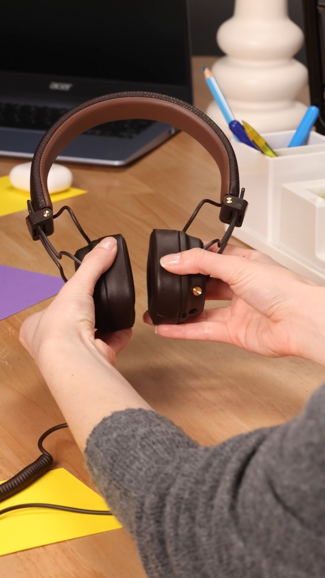 Marshall Major V Wireless On Ear Headphones, Brown (1006834