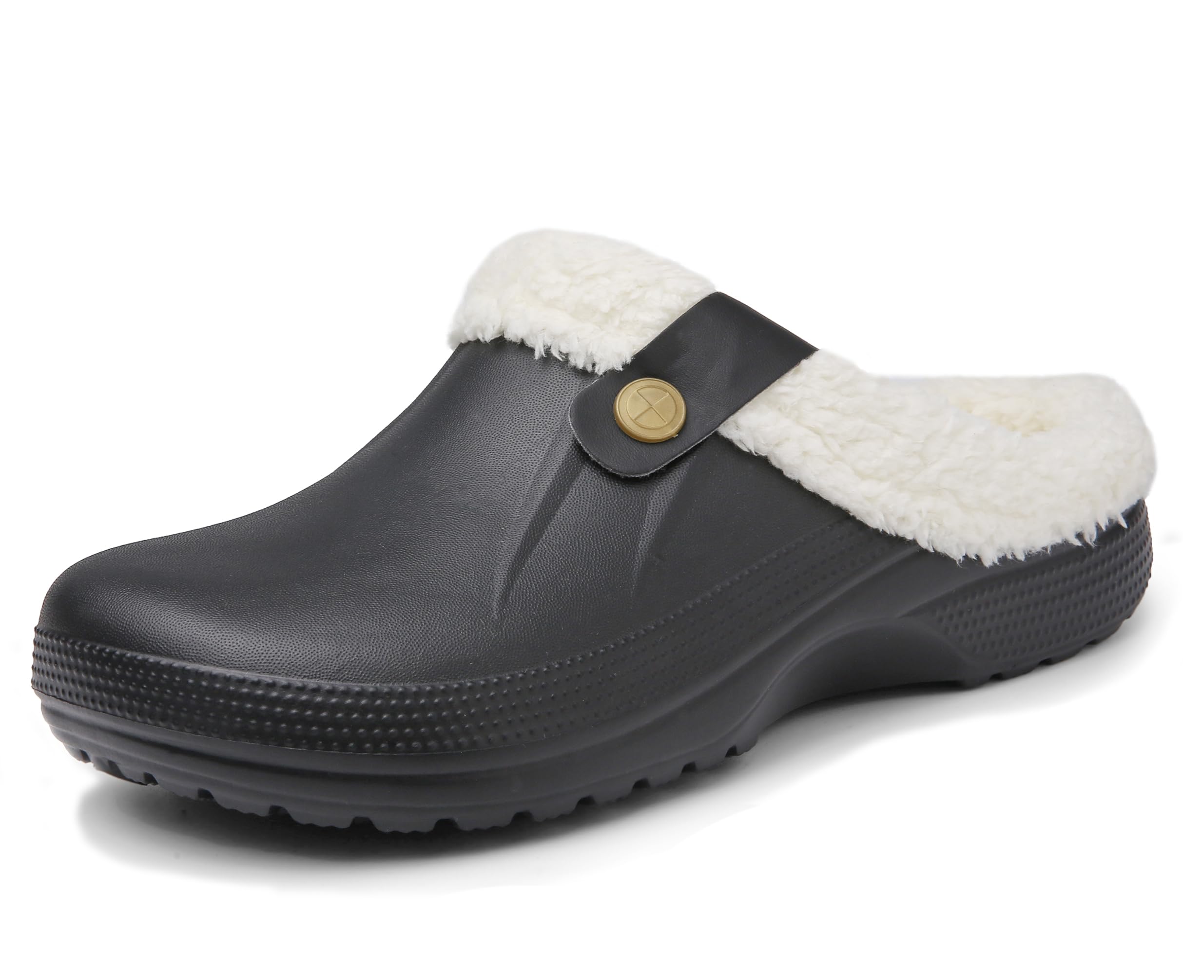 Meik Mangni Clogs Gefüttert Damen Herren Winter Gartenclogs