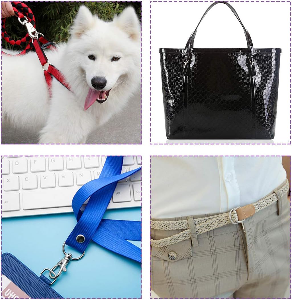 Swpeet 150Pcs Multi-Purpose Metal D Ring Semi-Circular D Ring for Hardware Bags Ring Hand DIY Accessories - Image 7