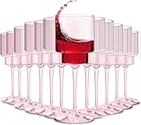 Vista 9 de Copas Cálices de Vino de Plástico – Copas de Vino Acrílicas de 12 onzas Origami Irrompibles Vasos de Cóctel de Plástico Transparente Reciclables