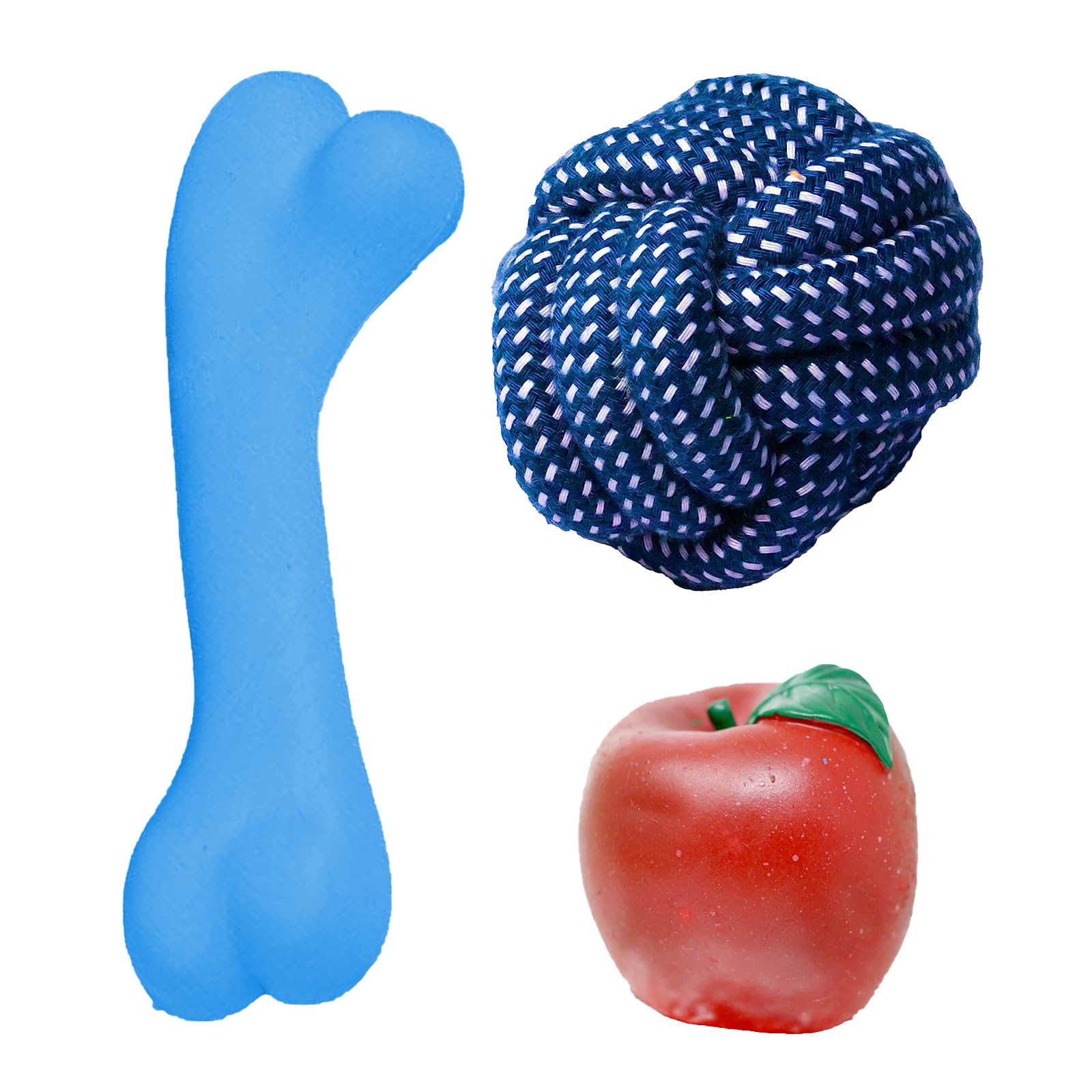 cature Care by Nature Dog Toys,Dog Rubber Bone Toy,Apple Shape Toy,Ball Shape Toy,Interactive Dog Toy For Small And Medium Dog Toys Pack Of 3 Color May Very(Combo6) (B0C9ZRYR4F) Amazon Price History, Amazon Price Tracker