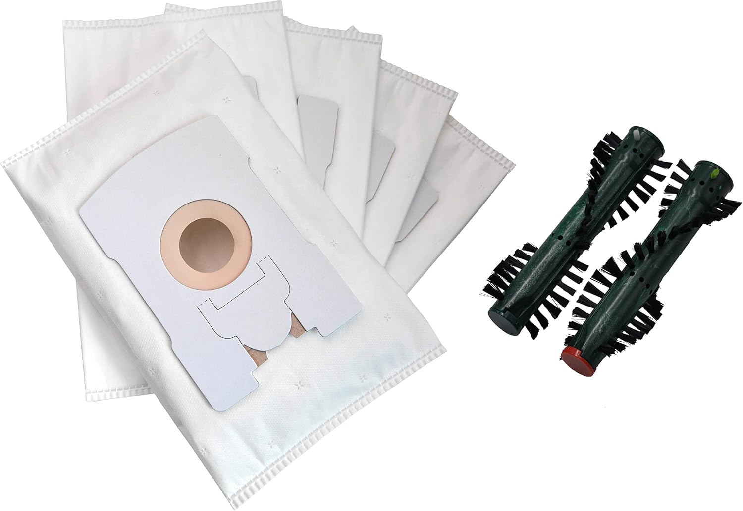 Filter Set Suitable for Vorwerk Kobold VT 260 265 270 300 VT260 VT265 VT270 VT300 20 Microfleece Bags with Sliding Closure 1 Pair of Replacement Brushes EB 360 FSProdukte