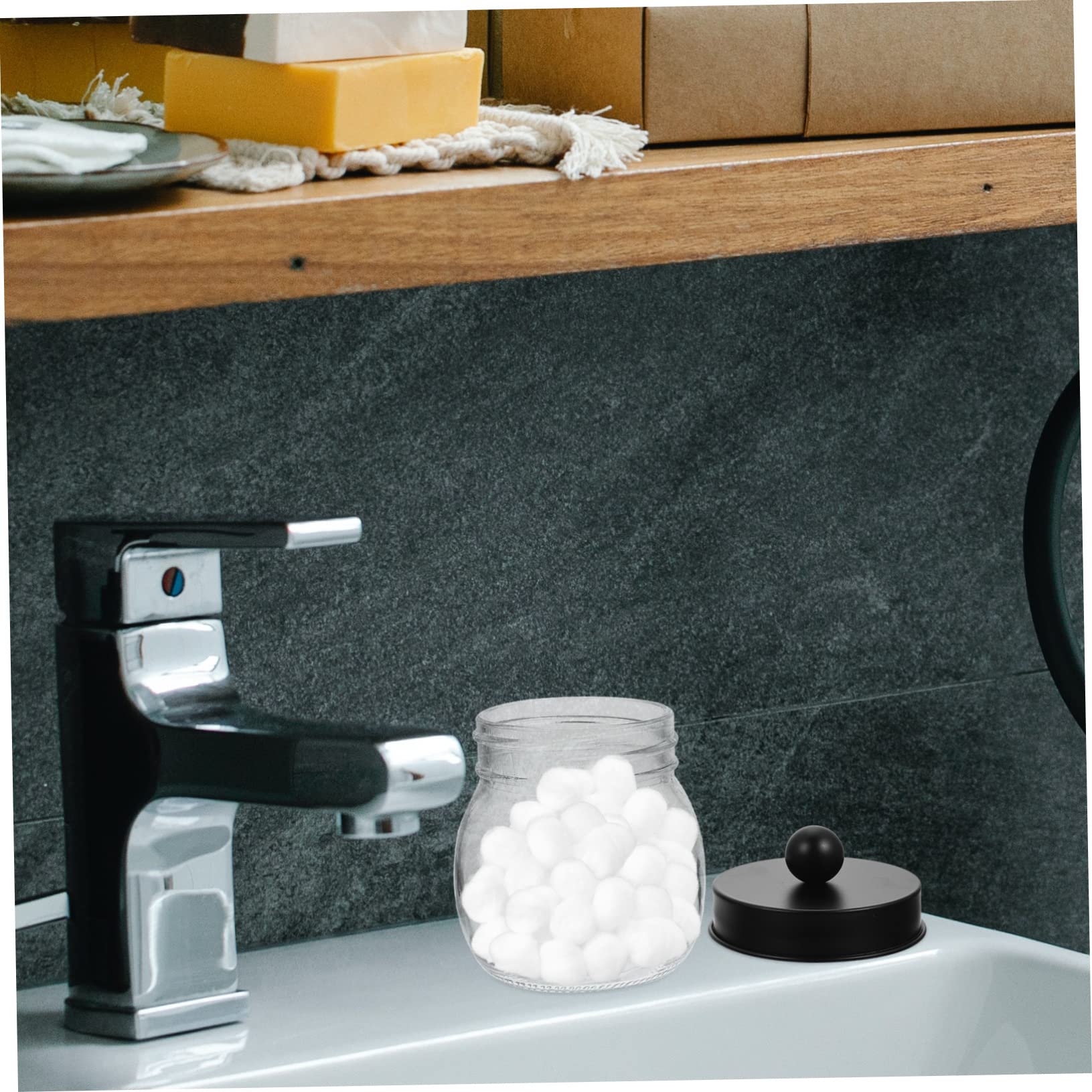 SHOWERORO 3stücke Vorratsdosen Mit Deckel Aufbewahrung Für Wattestäbchen Wattepads Und Baumwollbällchen Badezimmer Organizer Für Kosmetische Utensilien Und Accessoires