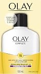 Lotion hydratante Olay Complete avec SPF 15 pour peau grasse, 120 mL
