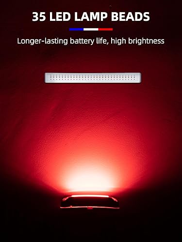 Miniatura 4 de ROCKBROS Luz trasera de bicicleta USB recargable LED luz trasera de bicicleta 6 modos IPX4 luz trasera de bicicleta para conducción nocturna