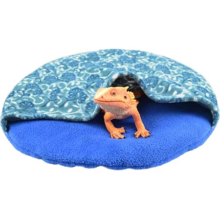 Bearded Dragon Tent Hide Bed - Soft Reptile Cave For Leopard Geckos & Lizards