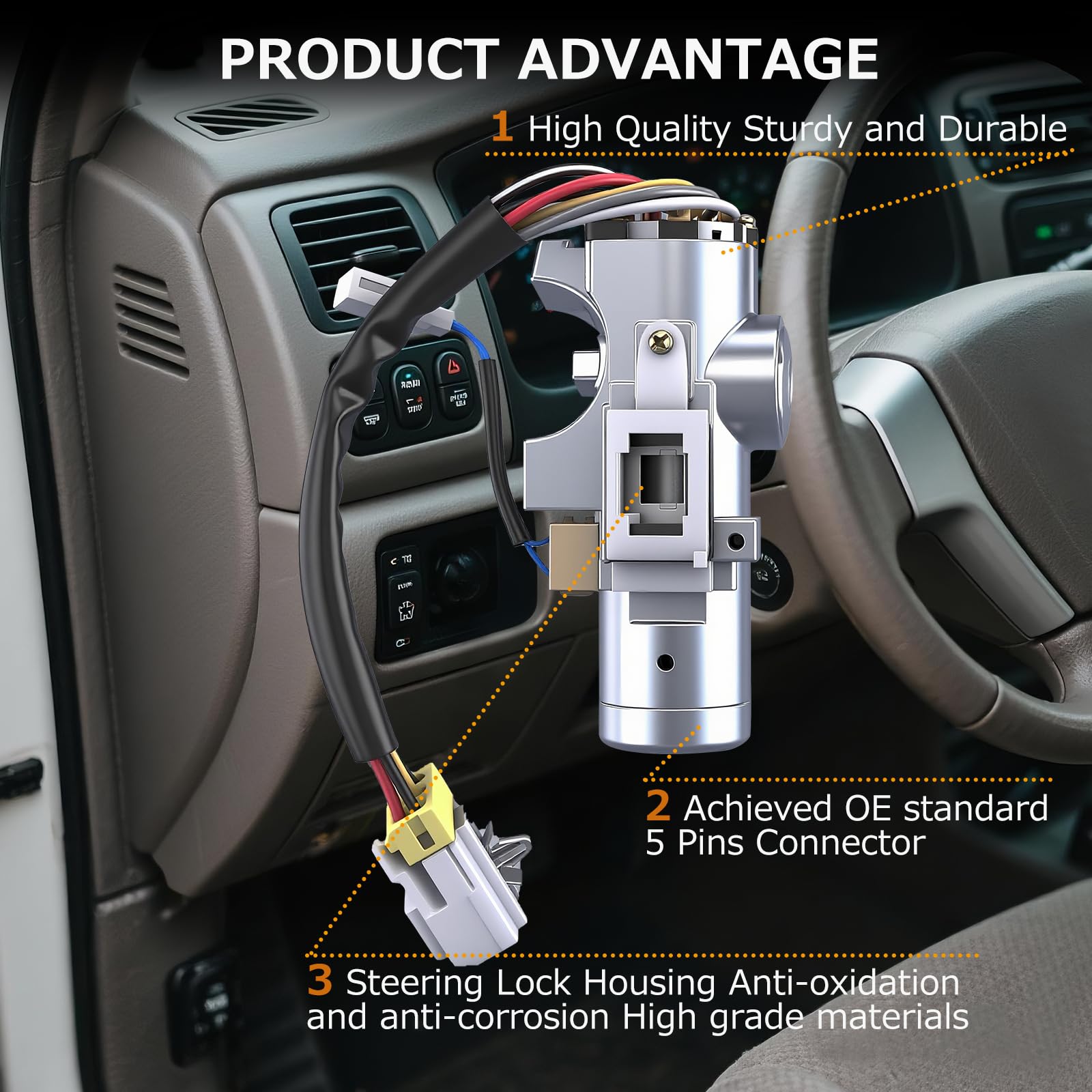 Amazon.com: Alikali Ignition Switch Lock Cylinder with 2