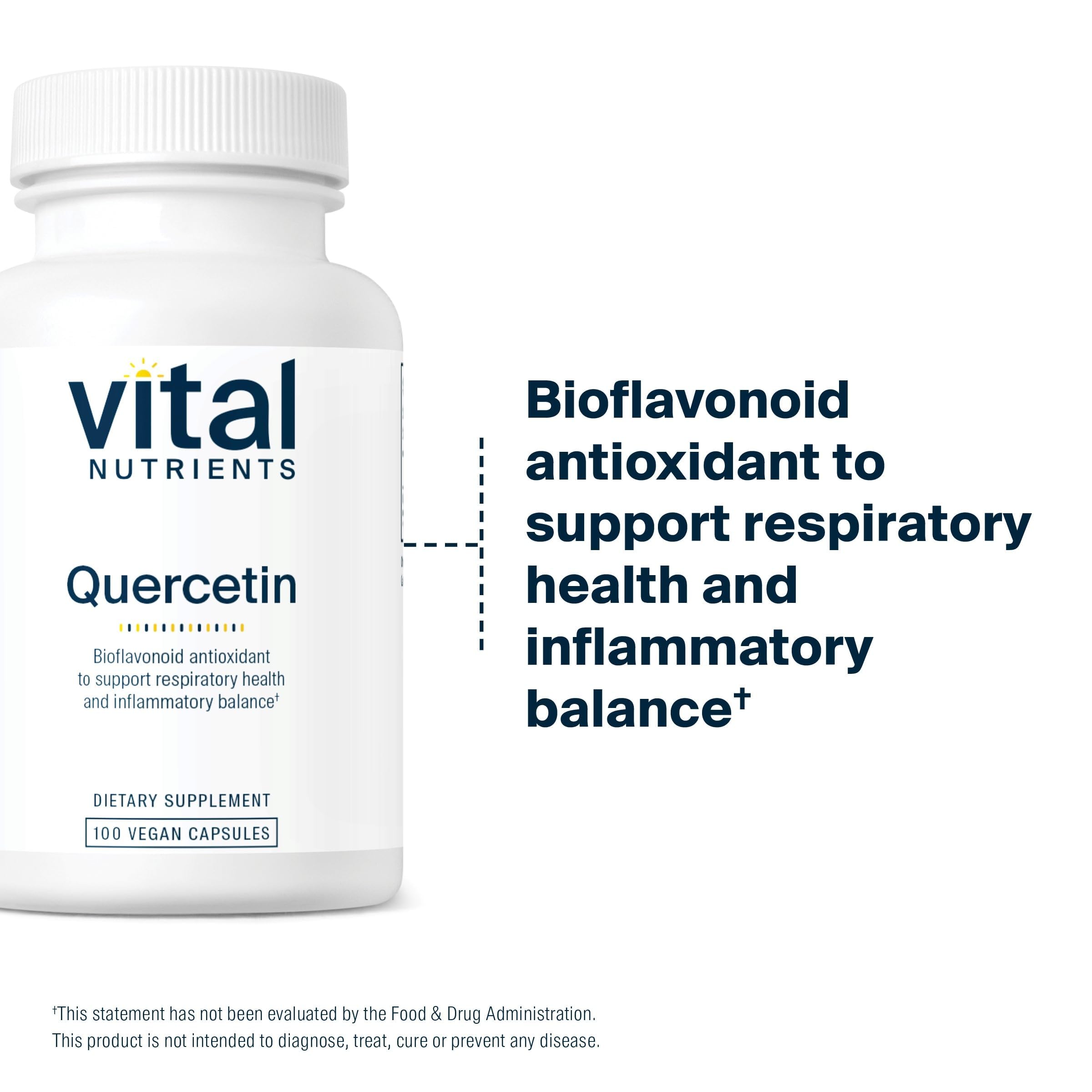 Vital Nutrients Quercetin 500mg, 100 Capsules — Amazon image 3