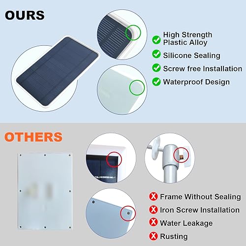 Miniatura 4 de DIANMU Cargador de panel solar para cámaras Arlo, compatible con Pro 4, Pro 3, Pro 5S 2K, Ultra, Ultra 2 Spotlight y proyector Pro3 con cable