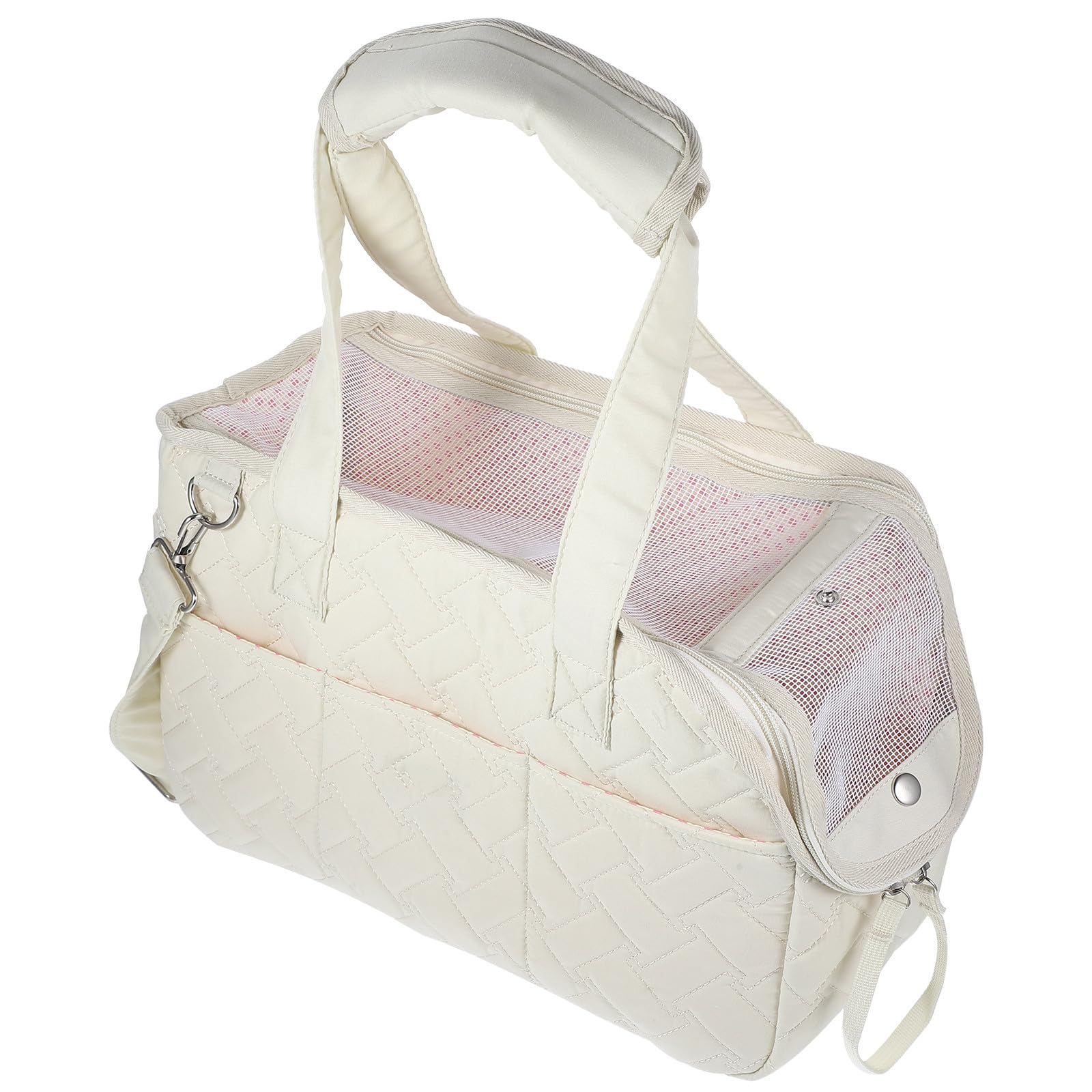 Generic Borsa per Trasporto Animali in Tela Beige, Comoda da Portare, per Gatti e Cuccioli Durante Escursioni e Passeggiate All'aperto