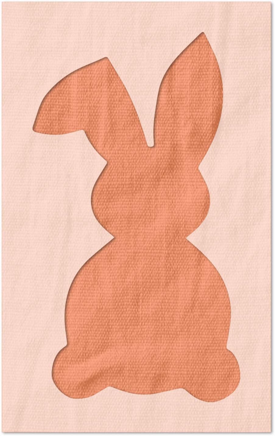 Stencil Stop Easter Bunny Floppy Ear Stencil - Reusable for DIY Projects, Painting, Drawing, Crafts - 14 Mil Mylar Plastic (13.5 x 24 inches)