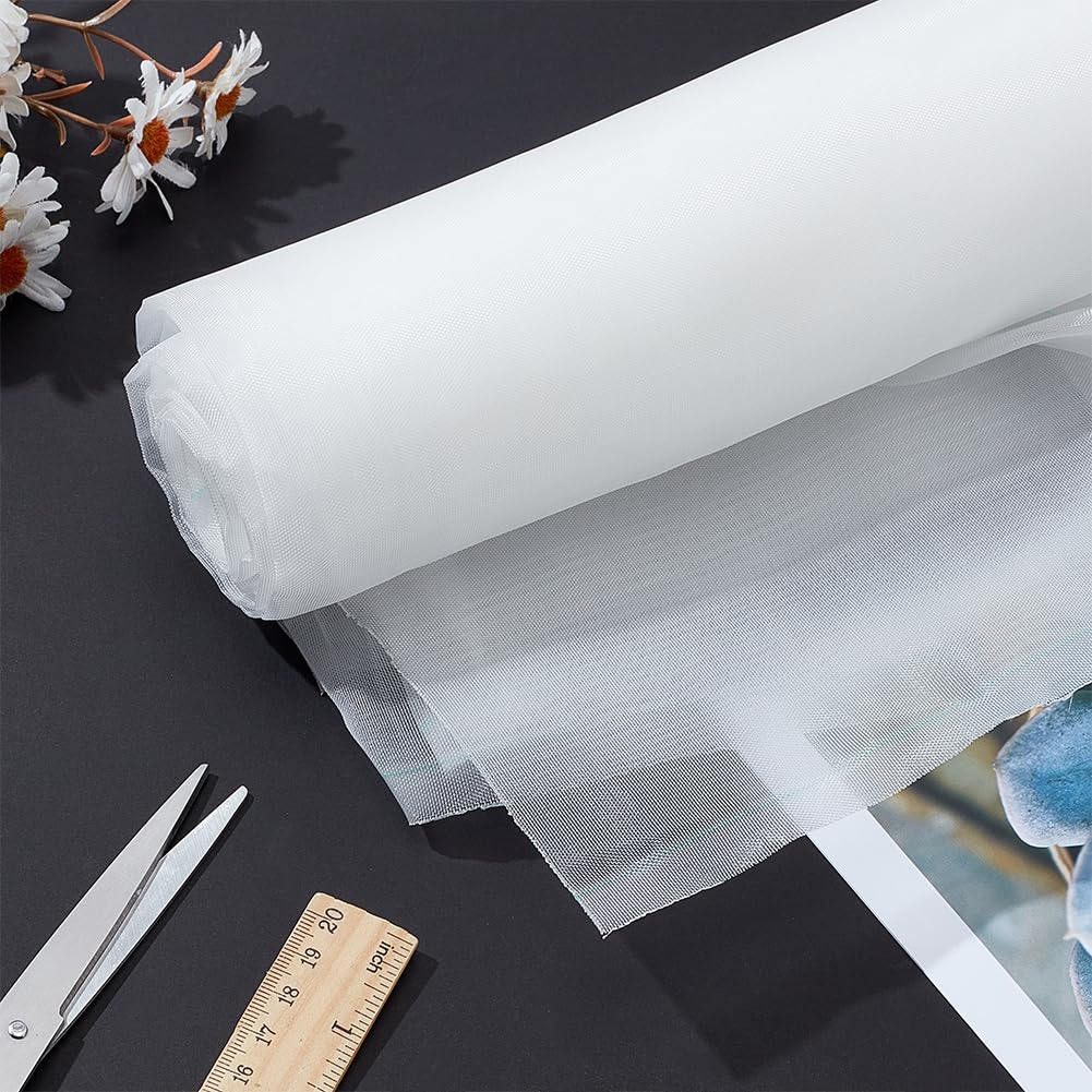 BENECREAT Filtro A Maglie di Nylon Bianco Da 100x200cm, 60 maglia Riutilizzabile Filtro Acqua Maglia Filtro Fine Resistente Al Calore per Vernice, Birra Fatta In Casa, 0.1mm di Spessore
