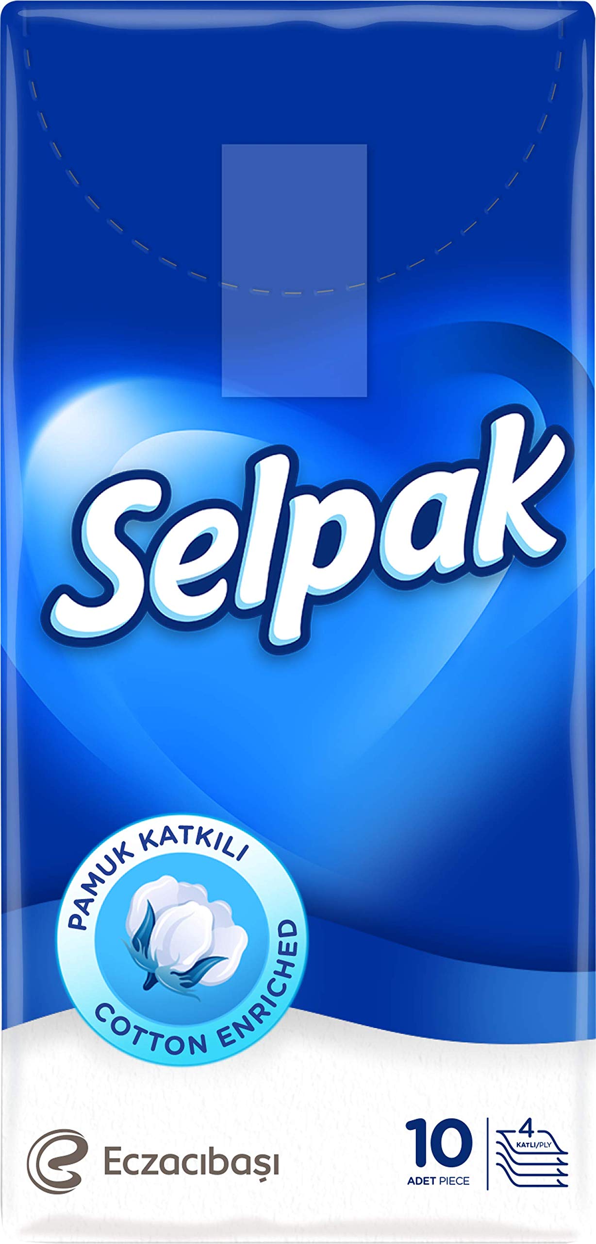 Selpak Toilet Roll - 3Ply (12 Rolls/Pack) & Selpak Pocket Hanky Tissue Classic - 10 Sheets/Piece 4