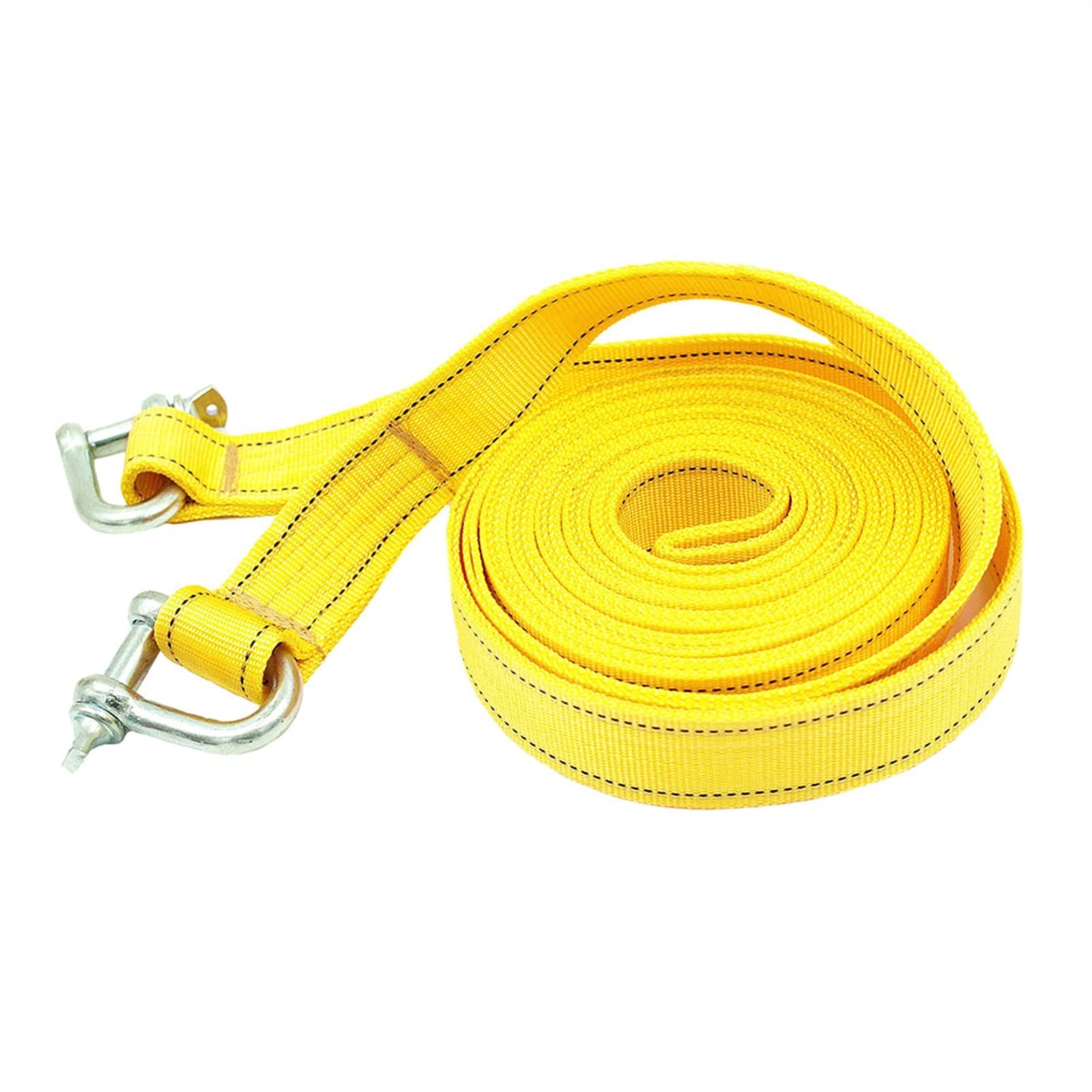 Corde de sangle de ceinture de remorquage en textile double couche robuste