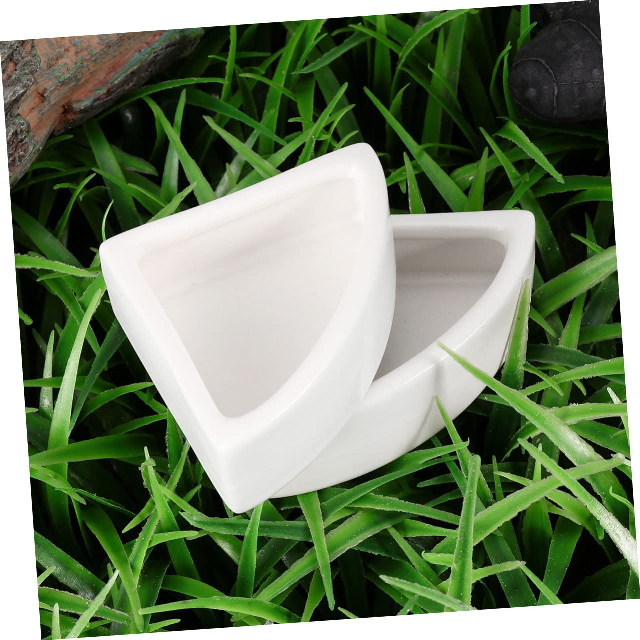 SUPVOX 4pezzi Ciotola per Rettili Spessa Design Mangiatoia per Lucertole e Rettili Facile e Stabile Alimenti e