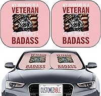 Vista 9 de Maizi - Parasoles delanteros para auto de 2 piezas, ajuste universal para parabrisas delanteros que se adaptan a la mayoría de los cupés, sedanes