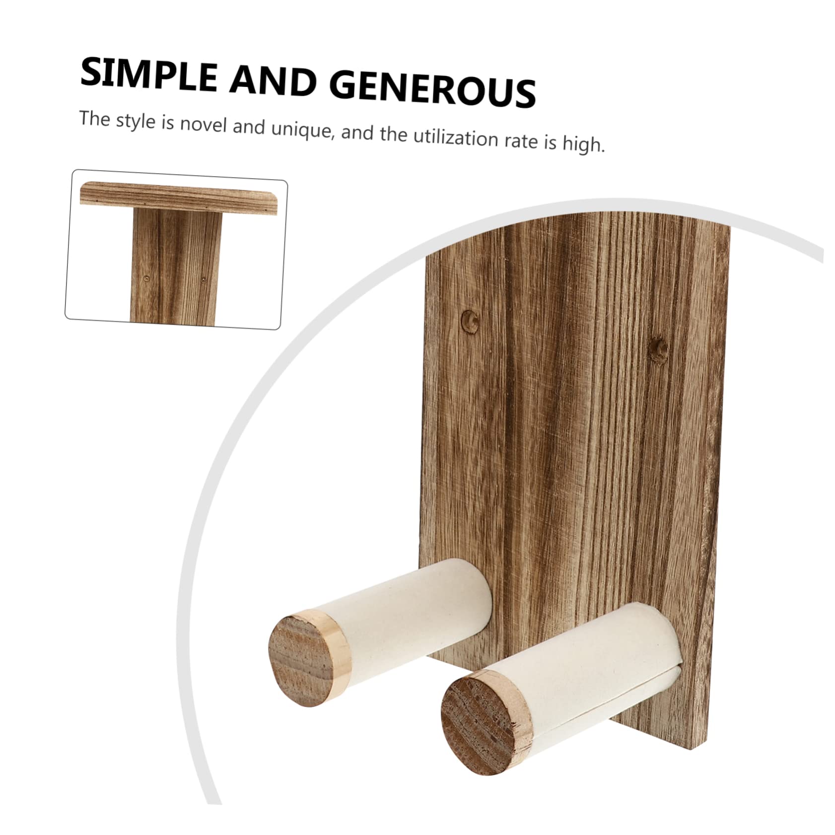 ibasenice 2pezzi Supporto per Chitarra in Legno da Gancio da Parete per Chitarra Acustica per Casa