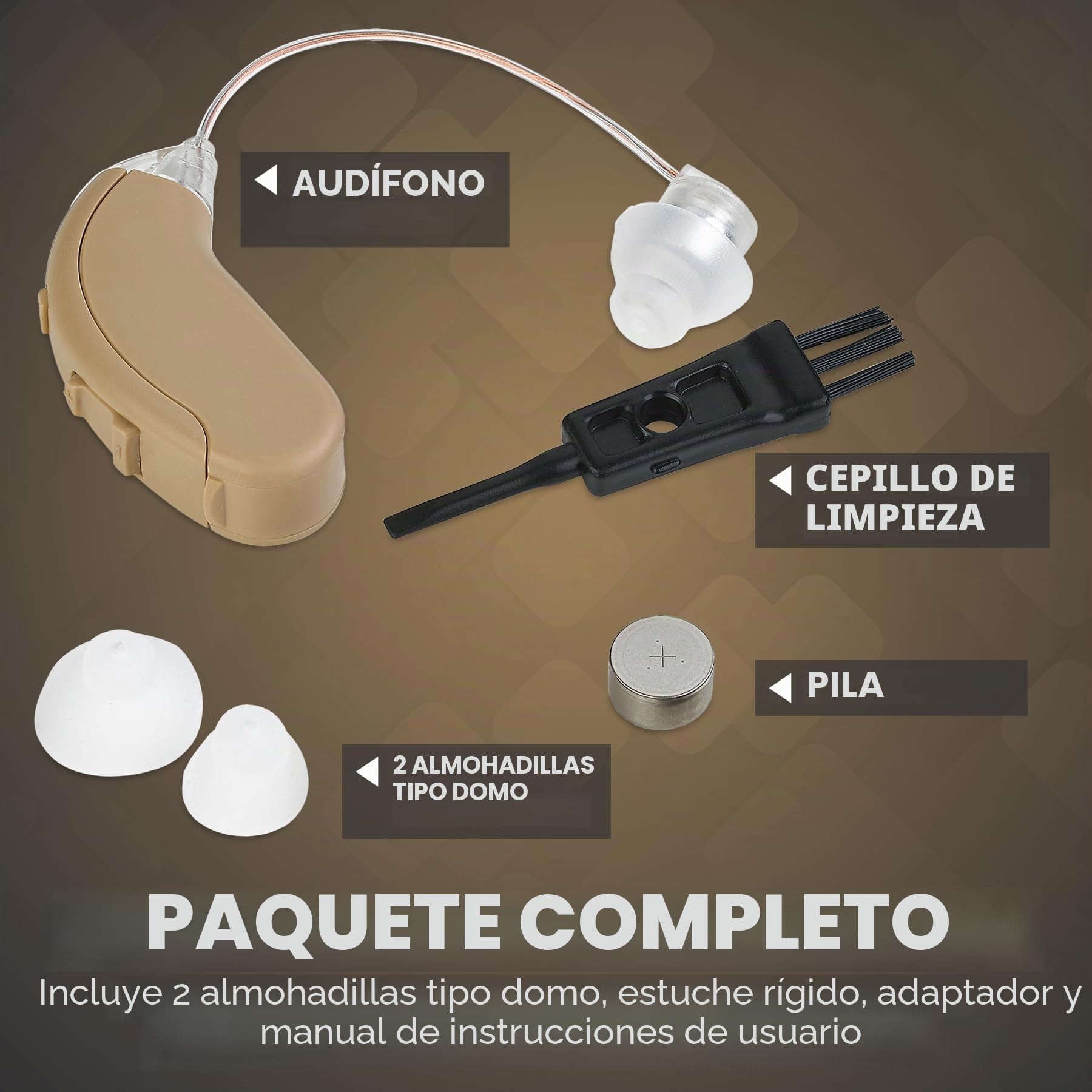 Amplificador auditivo personal moderno de alta potencia MEDca